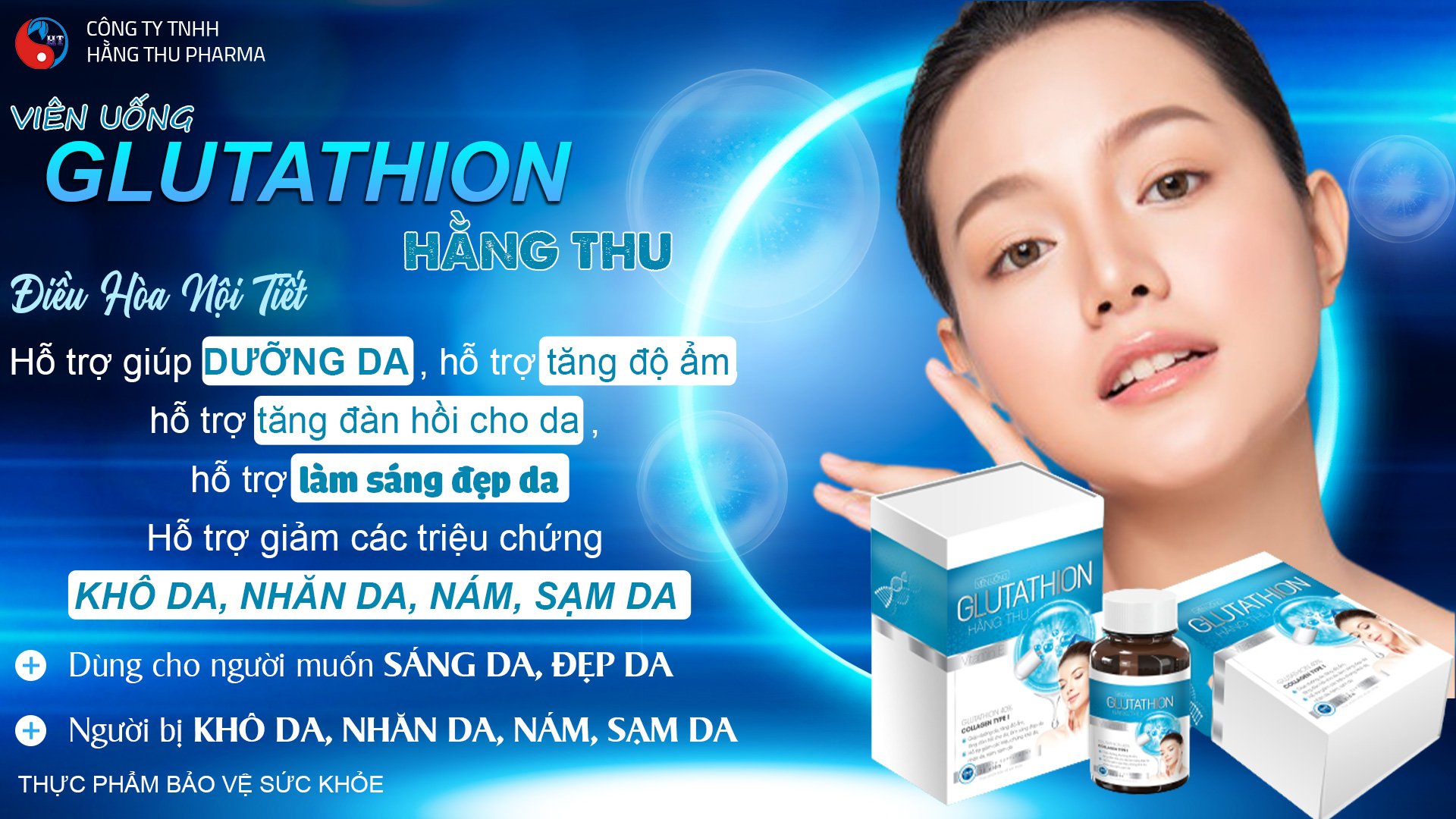 Viên uống Glutathion Hằng Thu