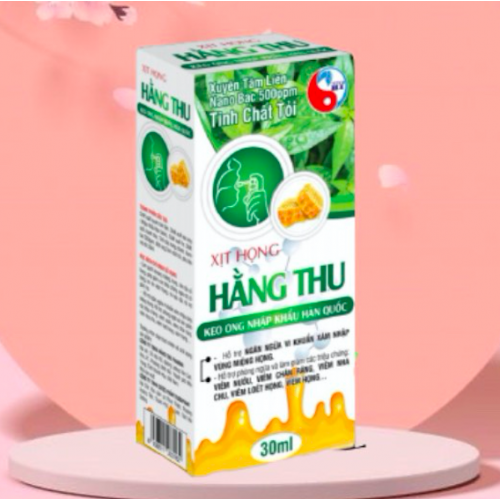 Xịt Họng Xuyên Tâm Liên Hằng Thu Pharma