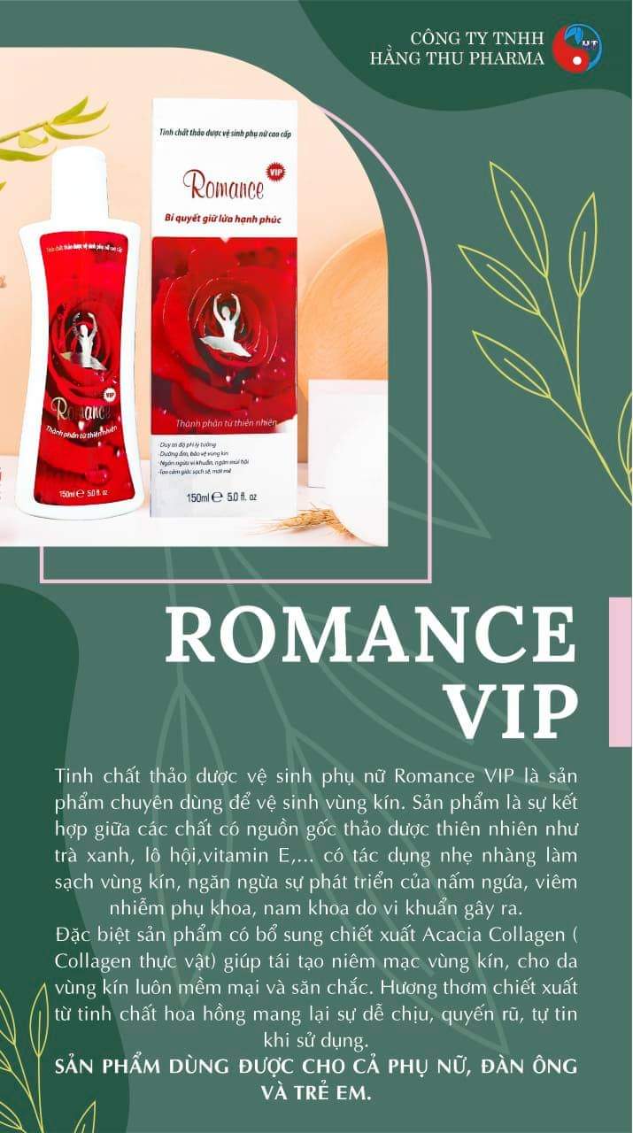 Dung dịch vệ sinh Romance VIP có tốt không