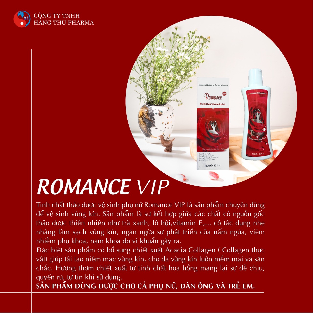 Dung dịch vệ sinh Romance VIP Hằng Thu có tốt không